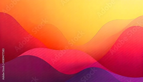 An abstract gradient background with vivid red and yellow transitions, perfect for energetic designs.
