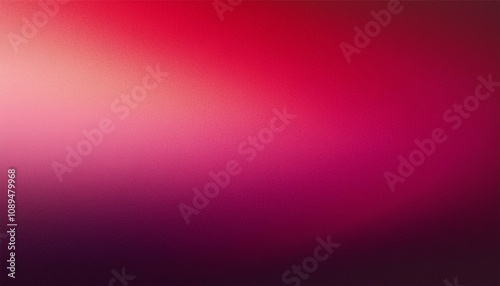 Abstract background, Mystic red and Nadeshiko pink gradient background with light leak and grainy texture.