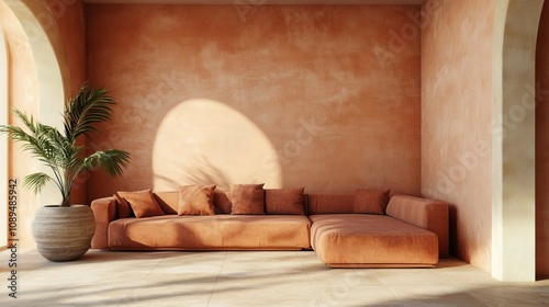 Rustic Living Room Design with Minimalist Touch