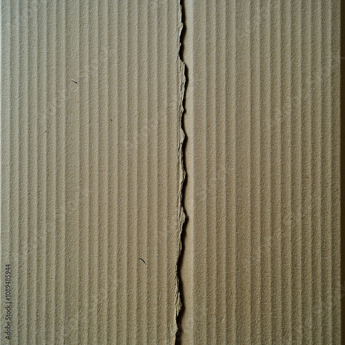 Crumpled Cardboard Texture photo