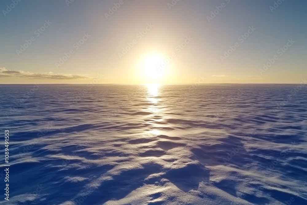 a beautiful sunset over the ocean, with the sun setting in the sky and clouds in the background The water is calm and still, reflecting the colors of the sky a beautiful sunset over the ocean, with the sun setting in the sky and clouds in the background The water is calm and still, reflecting the colors of the sky
