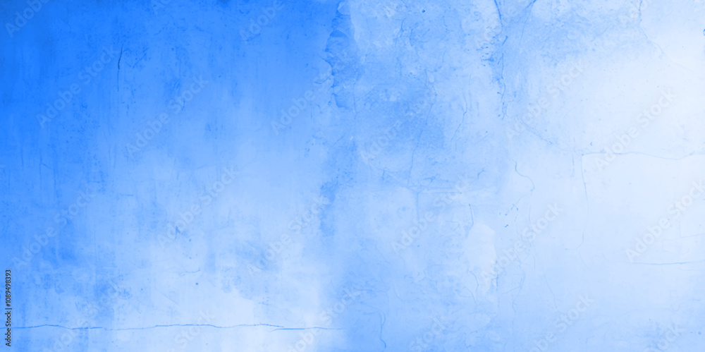 Obraz premium Colorful and bright watercolor background texture vector. Abstract watercolor blue sky paint isolated on white background.