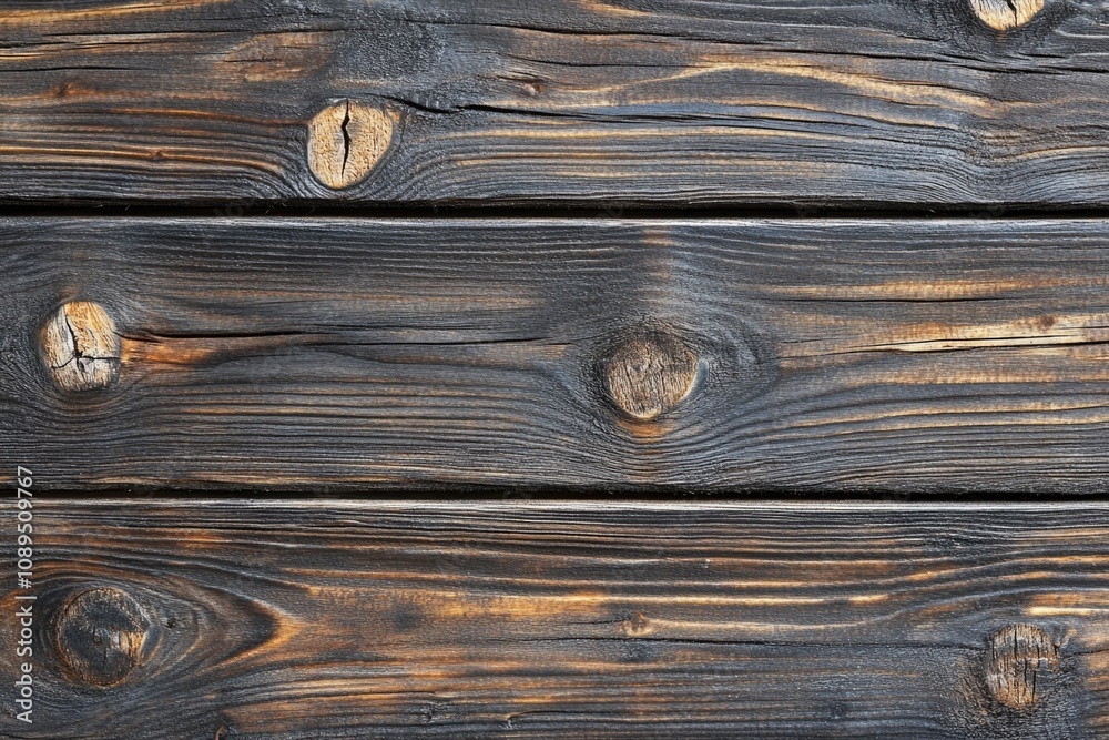 A detailed view of a wooden wall with texture and grain visible A detailed view of a wooden wall with texture and grain visible