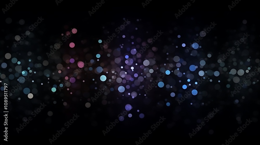 Abstract Colorful Bokeh Lights Background Image