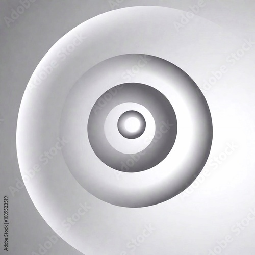 A plain white background with a faint spiral pattern, creating a gentle sense of motion