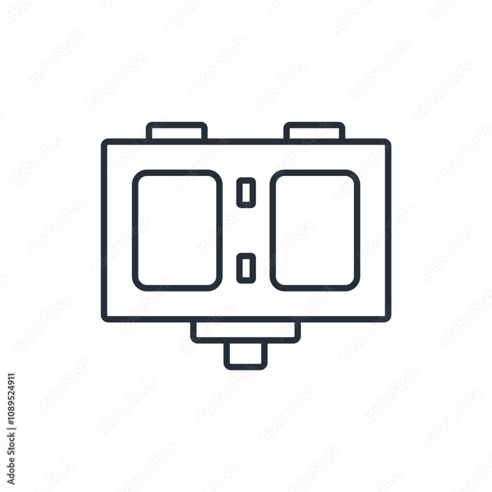 scoreboard icon. vector.Editable stroke.linear style sign for use web design,logo.Symbol illustration. scoreboard icon. vector.Editable stroke.linear style sign for use web design,logo.Symbol illustration.