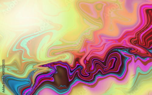 digital artwork in abstract patterns with the unique shape in multicolor gradations 
This work can be used for digital background, wall decoration