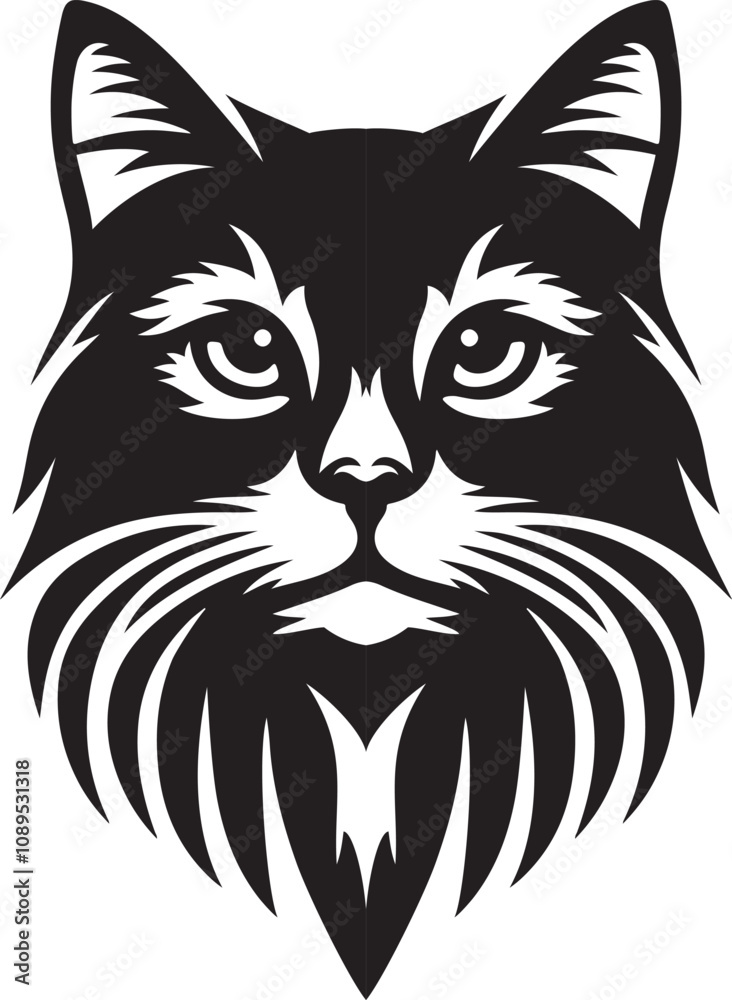 a simple minimalist cat silhouette vector a simple minimalist cat silhouette vector