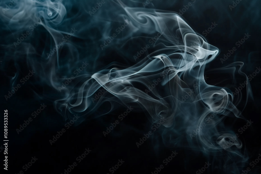 Obraz premium smoke black screen