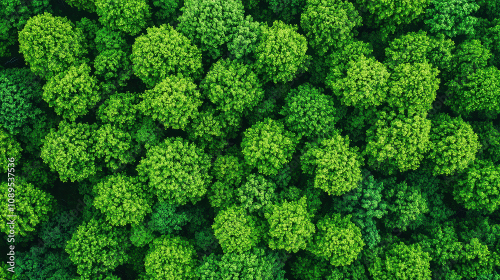 climate change global warming mitigation. Lush green treetops create vibrant forest canopy no body climate change global warming mitigation. Lush green treetops create vibrant forest canopy no body