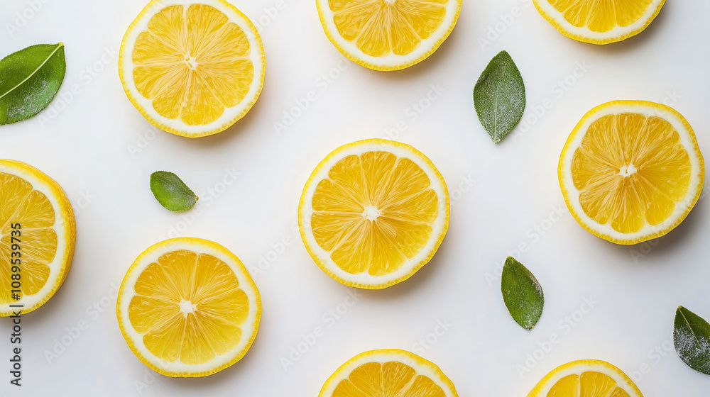 Lemon cut sharply with slices isolated on a white background. Lemon cut sharply with slices isolated on a white background.