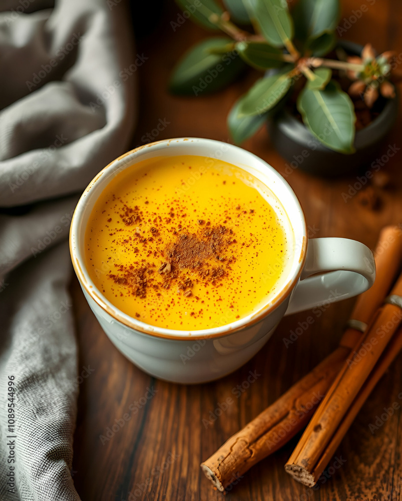 cup of coffee with cinnamon cup of coffee with cinnamon