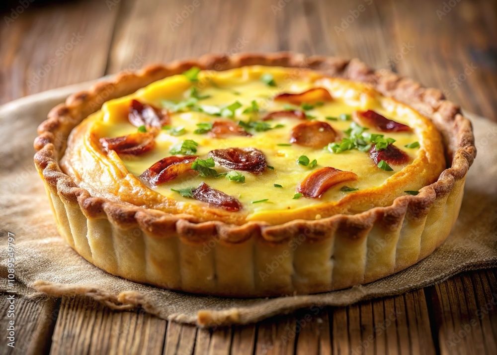 A symphony of flavors: smoky bacon, sharp Gruyere, and buttery, flaky crust. A symphony of flavors: smoky bacon, sharp Gruyere, and buttery, flaky crust.