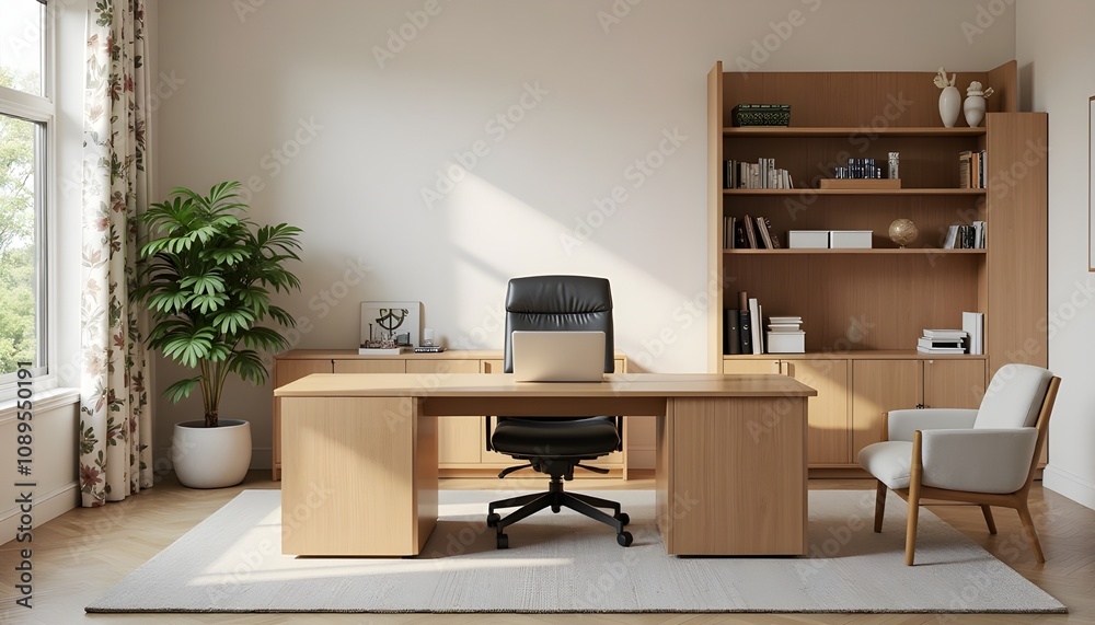 A well furnished cabinet of a secretory A well furnished cabinet of a secretory