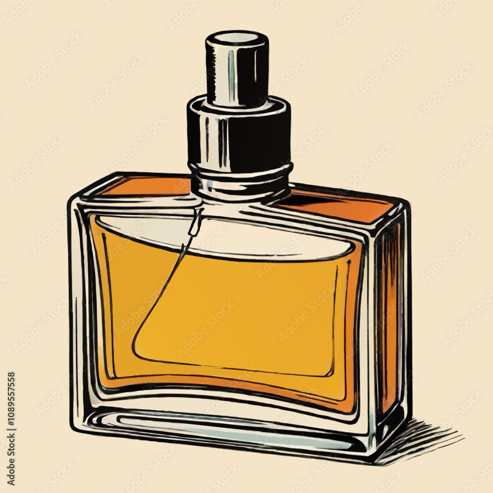 perfume bottle isolated vector perfume bottle isolated vector