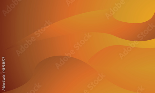 This image features an abstract design with a warm color palette, primarily shades of deep red, orange, and brown. The composition includes smooth, overlapping, curving shapes and gradients, creating 