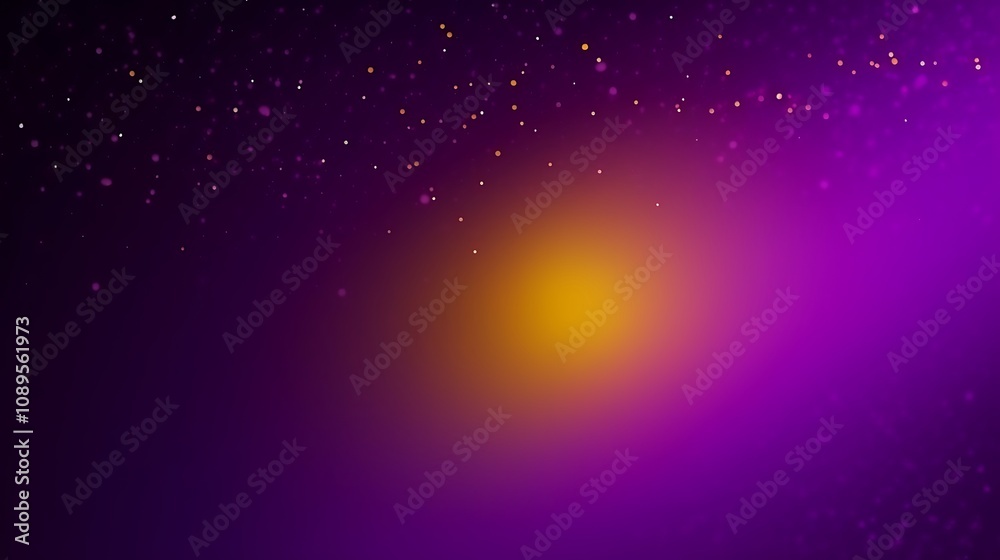 Fototapeta premium Abstract Purple and Gold Gradient Background with Sparkles