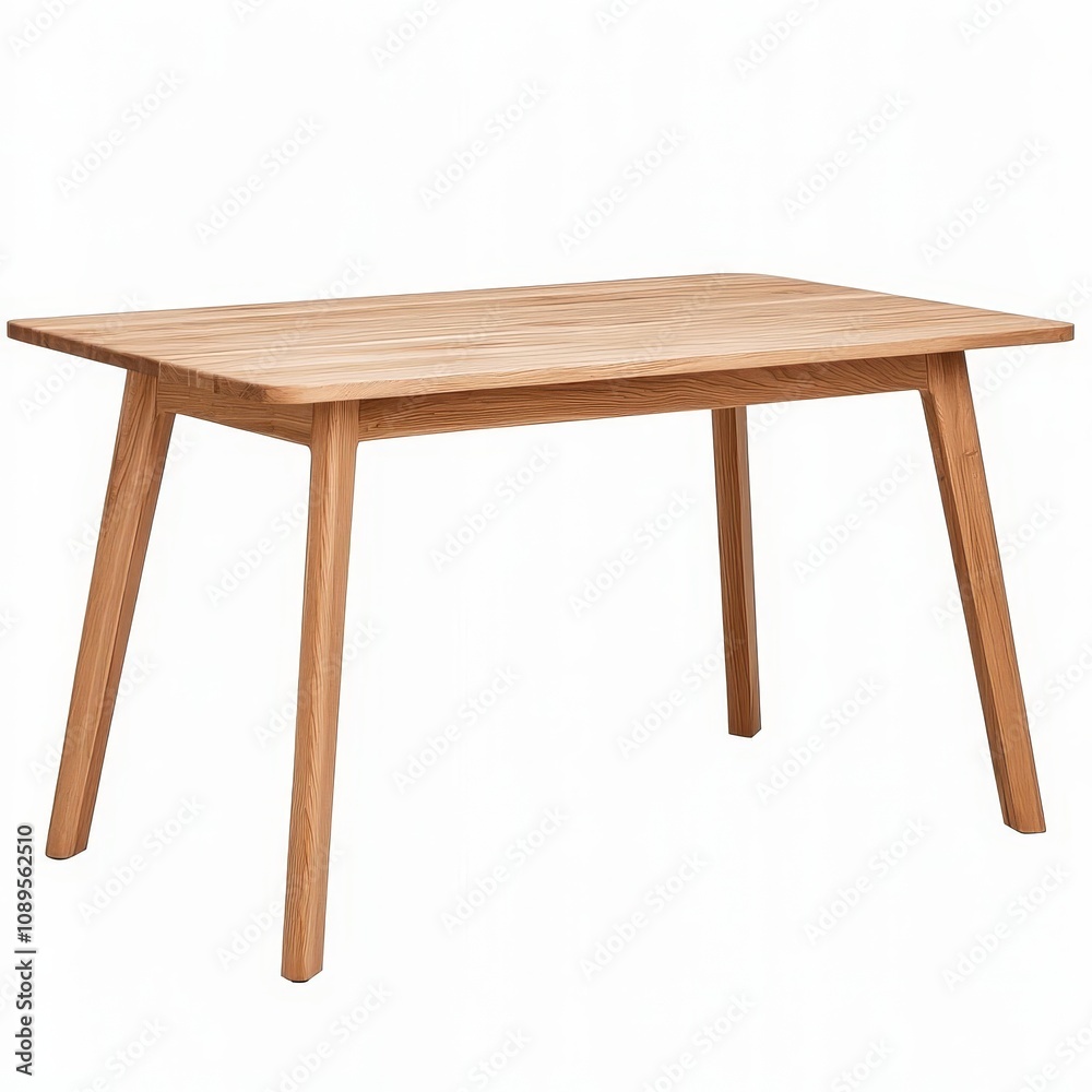 Woodwork furniture custom isolated on white background. wooden dining table, clean and elegant design, isolated on a white background, reflecting natural aesthetics and fine carpentry Woodwork furniture custom isolated on white background. wooden dining table, clean and elegant design, isolated on a white background, reflecting natural aesthetics and fine carpentry