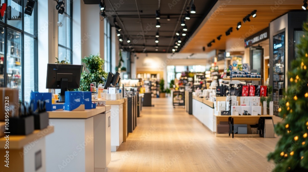 Modern Retail Space with Automation and Design Modern Retail Space with Automation and Design