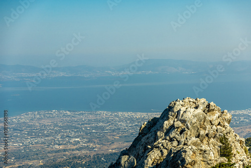 Wanderung auf den höchsten Punkt der griechischen Insel Kos in der Süd Ägäis - dem Mount Dikeos - Griechenland  photo