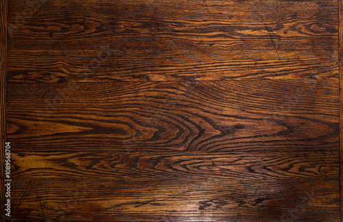 Vintage brown unpainted wood surface