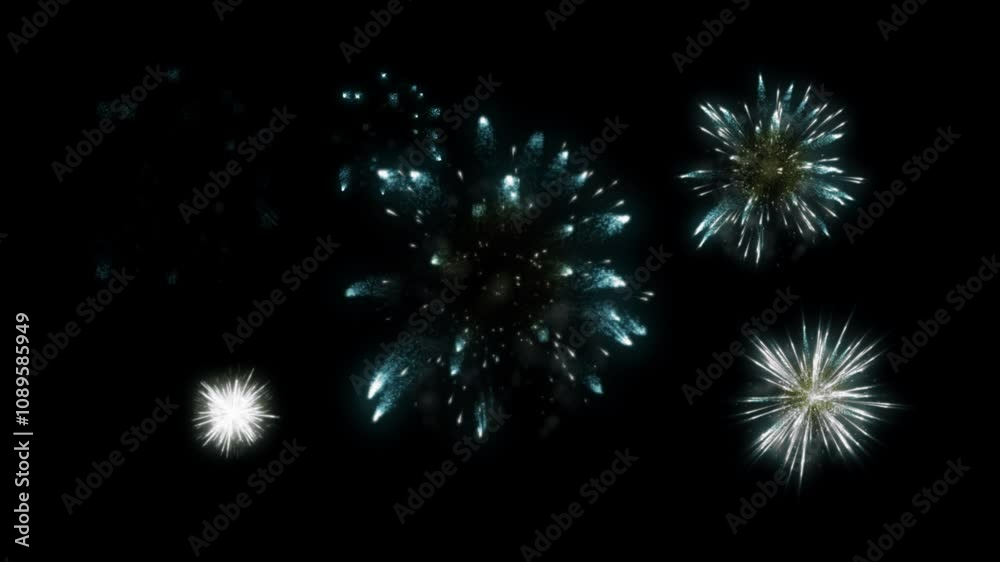 fireworks in the sky techniques motion graphics clip template with colorful lights animation. HD resolution with hyper realistic 4K black Background. fireworks in the sky techniques motion graphics clip template with colorful lights animation. HD resolution with hyper realistic 4K black Background.