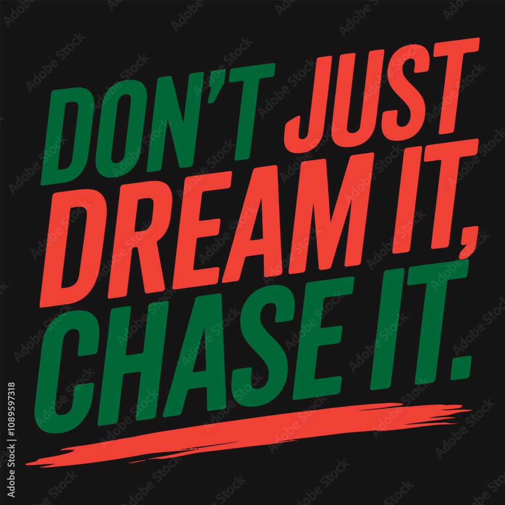 Let Your Chase Be Wild - Bold Typography for Adventurous and Fearless Dream Chasers Let Your Chase Be Wild - Bold Typography for Adventurous and Fearless Dream Chasers