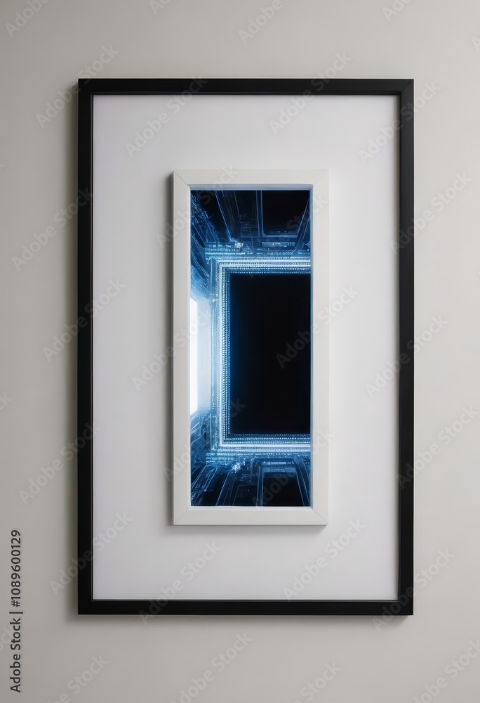 big touch screen, elegant frame, interior design, modern and luxury architecture big touch screen, elegant frame, interior design, modern and luxury architecture