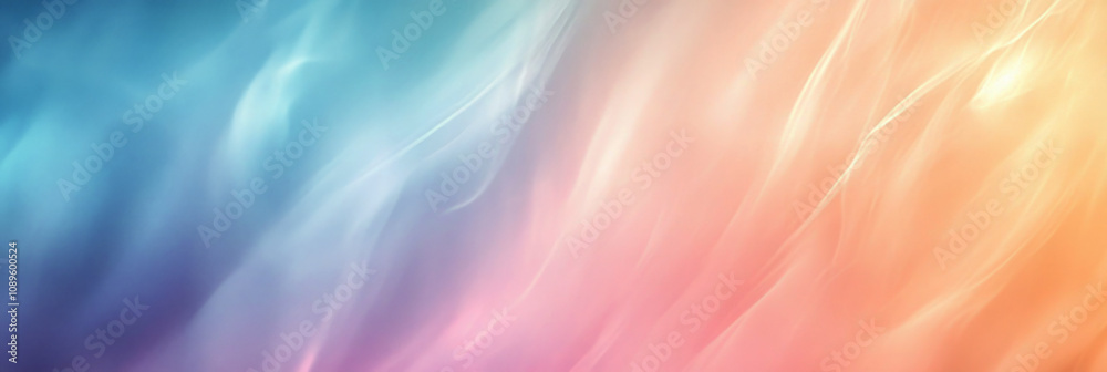 A blurred gradient background transitions between lavender, peach, and mint. The soothing blend creates an elegant, serene, and harmonious space filled with subtle calm, banner A blurred gradient background transitions between lavender, peach, and mint. The soothing blend creates an elegant, serene, and harmonious space filled with subtle calm, banner