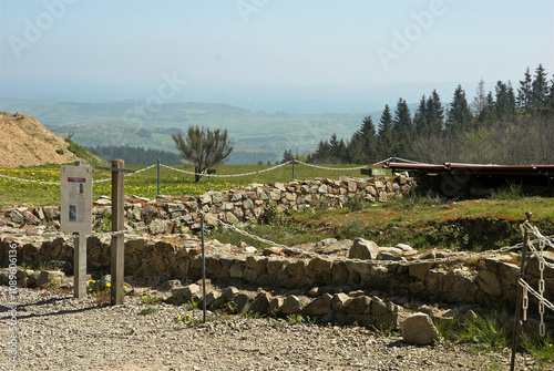 Site archéologique Gaulois de Bibracte, Parc naturel régional du Morvan, 71, Saône et Loire, France photo