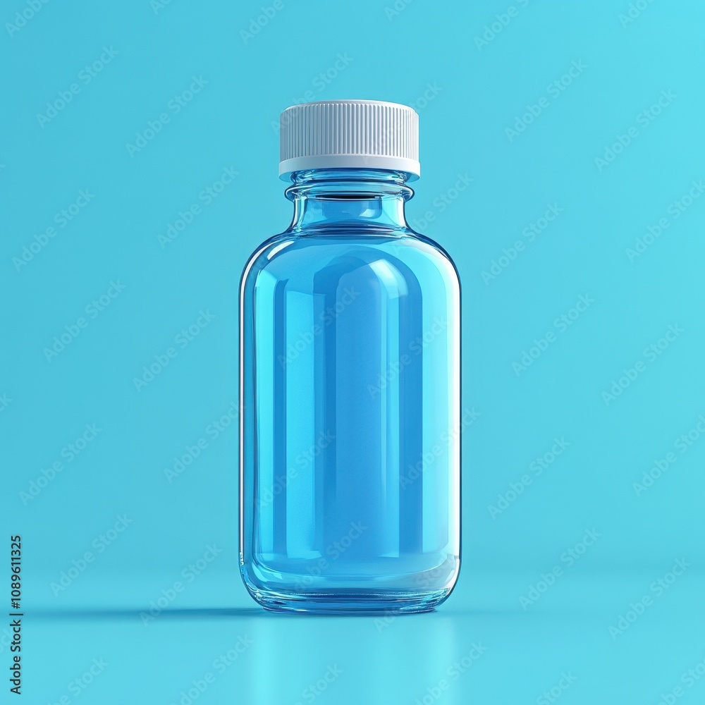 Vibrant Liquid Bottle: A Modern Minimalist Masterpiece Vibrant Liquid Bottle: A Modern Minimalist Masterpiece