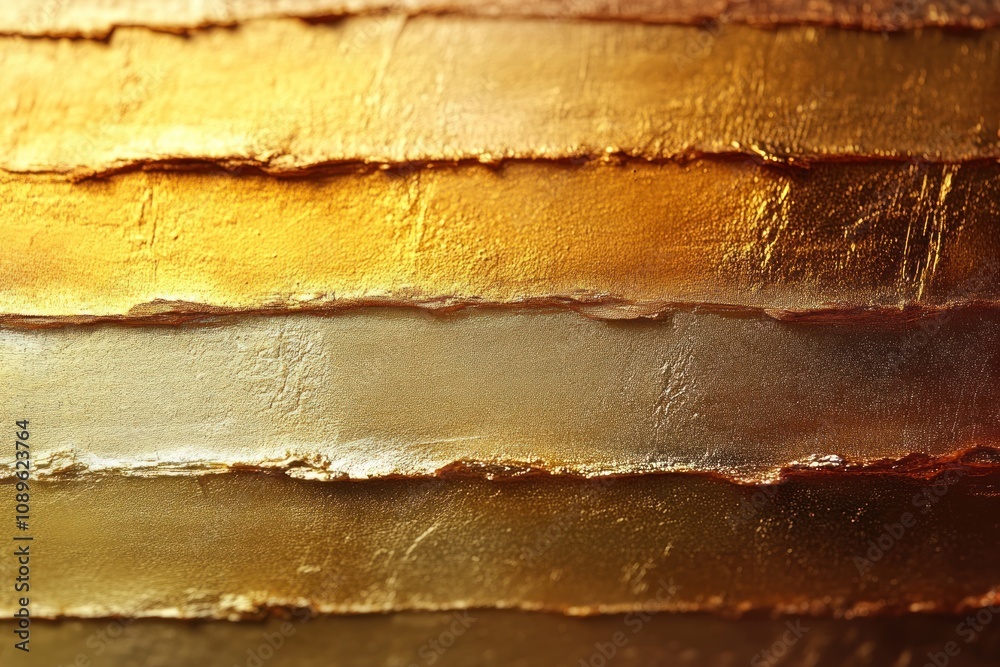 Abstract Gold Layers Textured Background Abstract Gold Layers Textured Background