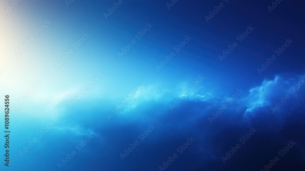 Abstract Blue Sky Cloud Formation Artistic Image Abstract Blue Sky Cloud Formation Artistic Image