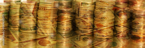 coins and bills