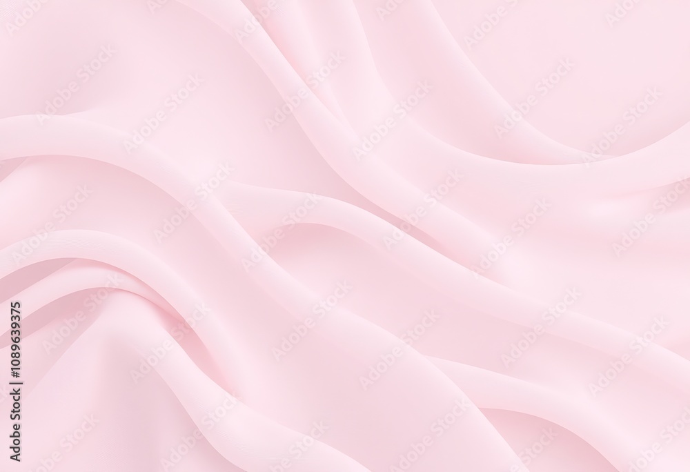 Soft pink fabric texture with flowing folds and delicate creases. Soft pink fabric texture with flowing folds and delicate creases.