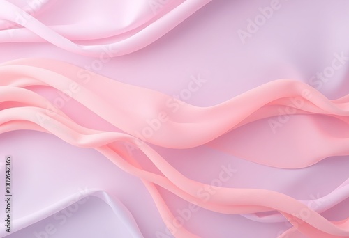 Abstract pink and purple fabric background.