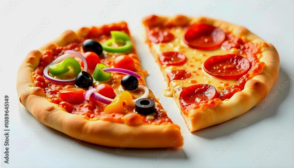 pizza with salami pizza with salami