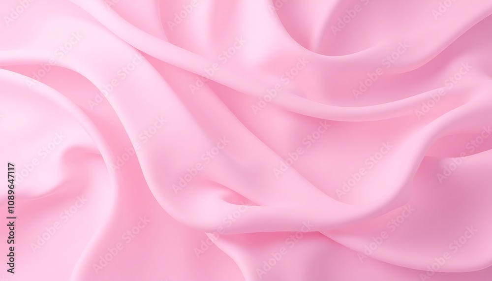 Smooth, soft pink fabric with delicate folds and gentle curves.