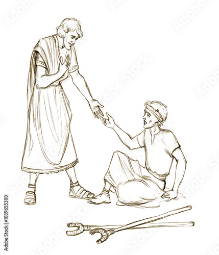 Fotografija Apostle Peter heals a lame man