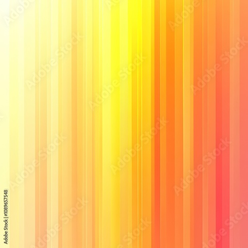 Abstract Vertical Stripes Of Yellow And Orange Hues