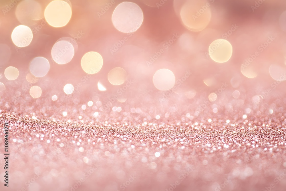 Blush pink background with faint scattered dots
