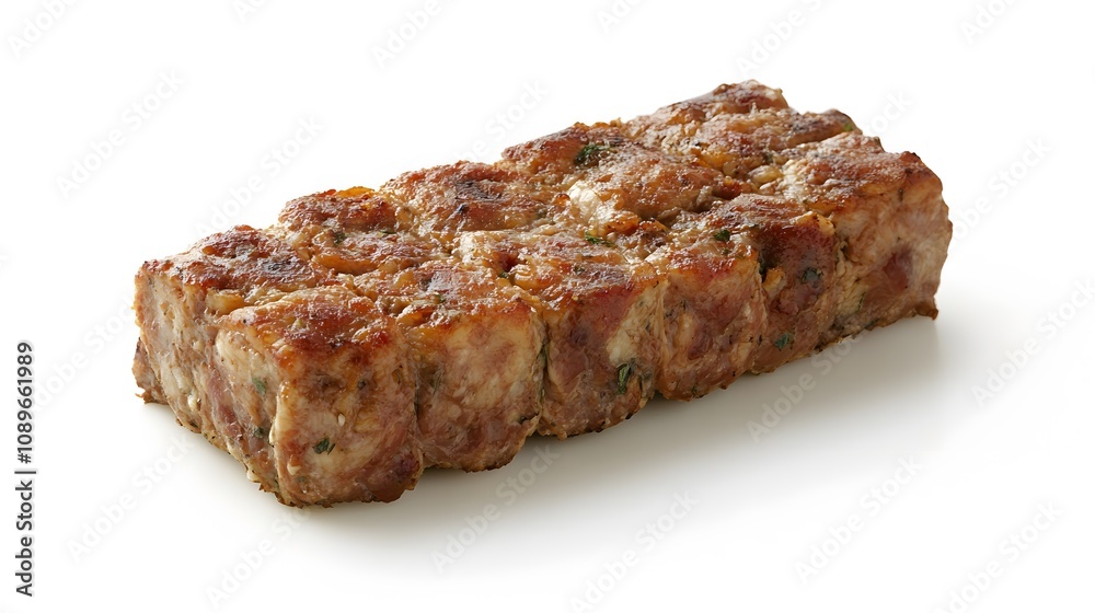 Food, Meatloaf, on White Background, Photo Realistic, Wallpaper, Cover and Screen for Smartphone, PC, Laptop, 9:16 and 16:9 Format Food, Meatloaf, on White Background, Photo Realistic, Wallpaper, Cover and Screen for Smartphone, PC, Laptop, 9:16 and 16:9 Format