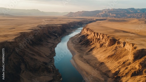 River in desert 