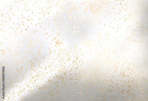 Frosted Glass Texture with Light Cream Tone and Delicate Gold Speckles for Modern Design