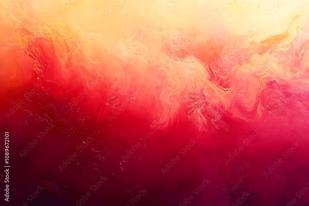 Fototapeta premium Abstract warm red gradient with soft flowing texture