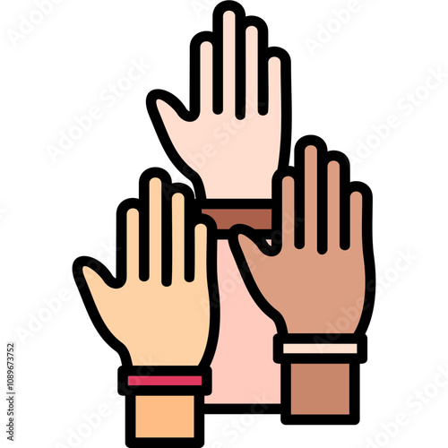 Diversity Hands icon