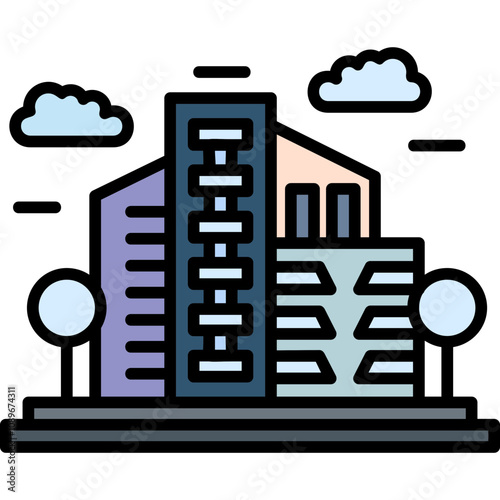 Cityscape icon