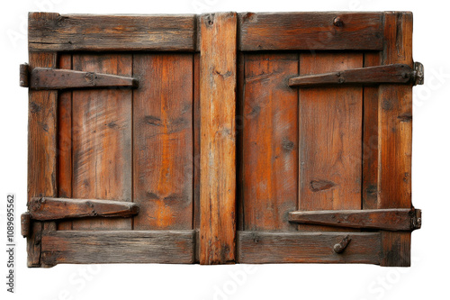 Rustic Wooden Door with Antique Finish