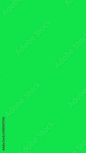Unwrapping gift revealing a green screen - Stop Motion Animation - Red ribbon with bow on craft paper	