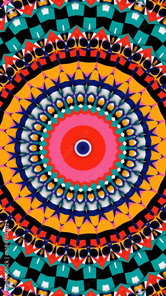Fototapeta premium mandala motif design, kaleidoscope motif, mandala pattern, kaleidoscope pattern, wallpaper, mandala, kaleidoscope